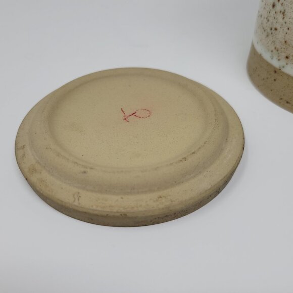 Vintage Denby Potter's Wheel Canister with Lid - Picture 7 of 7